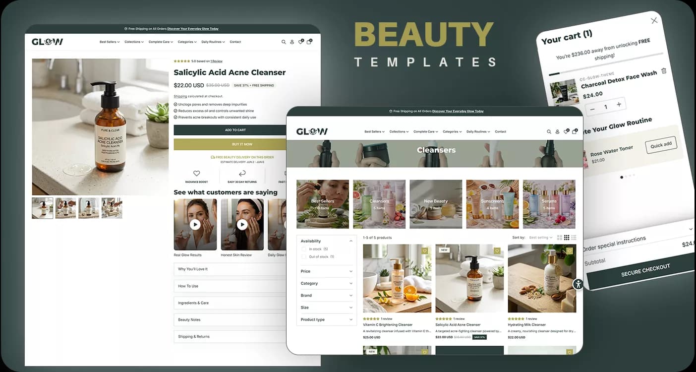 Beauty and wellness store