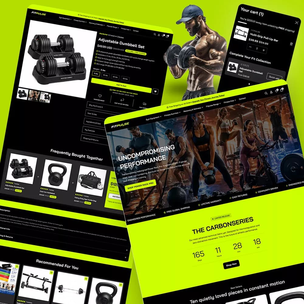 fitness equipment store