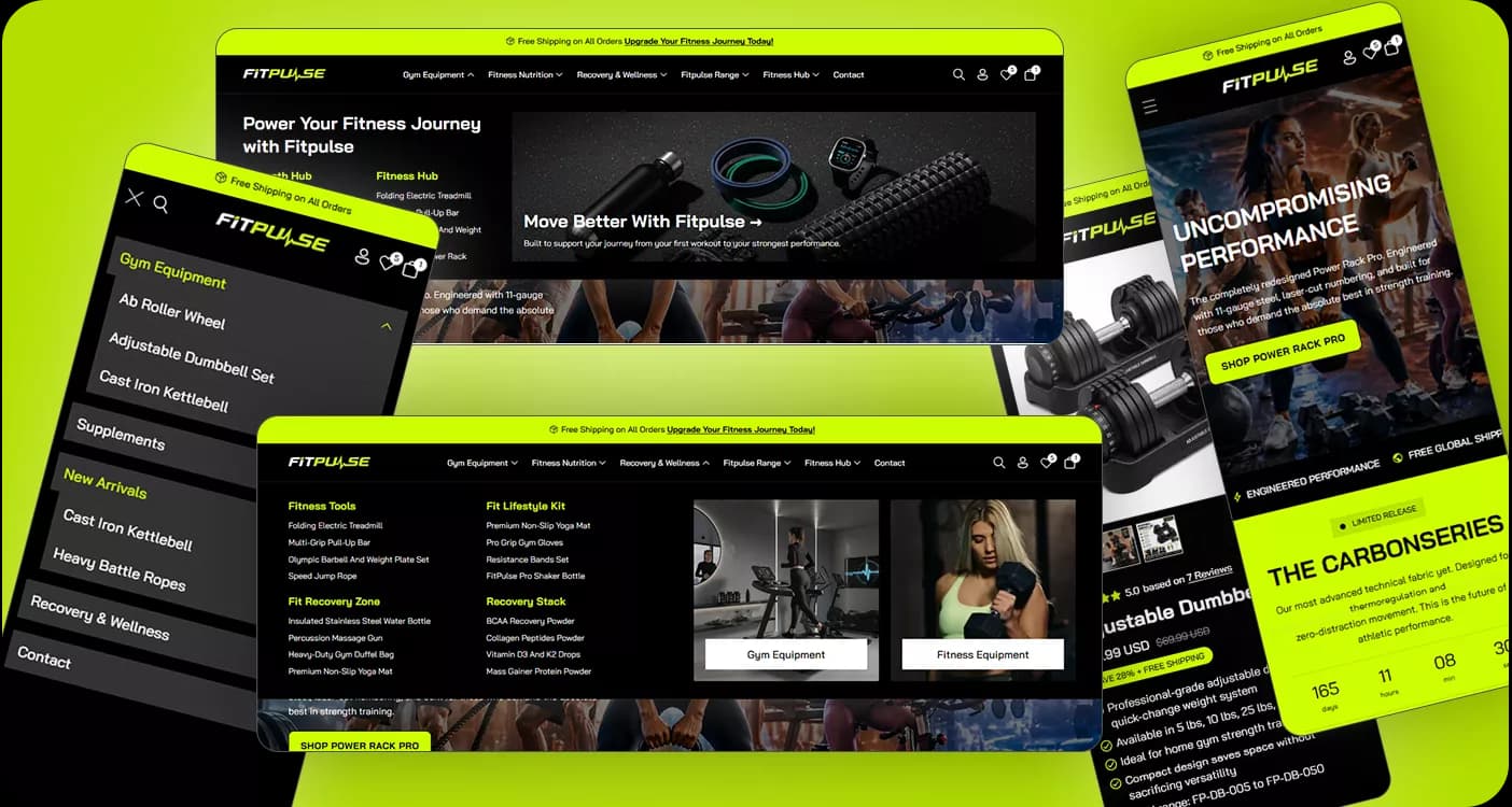 fitness equipment store