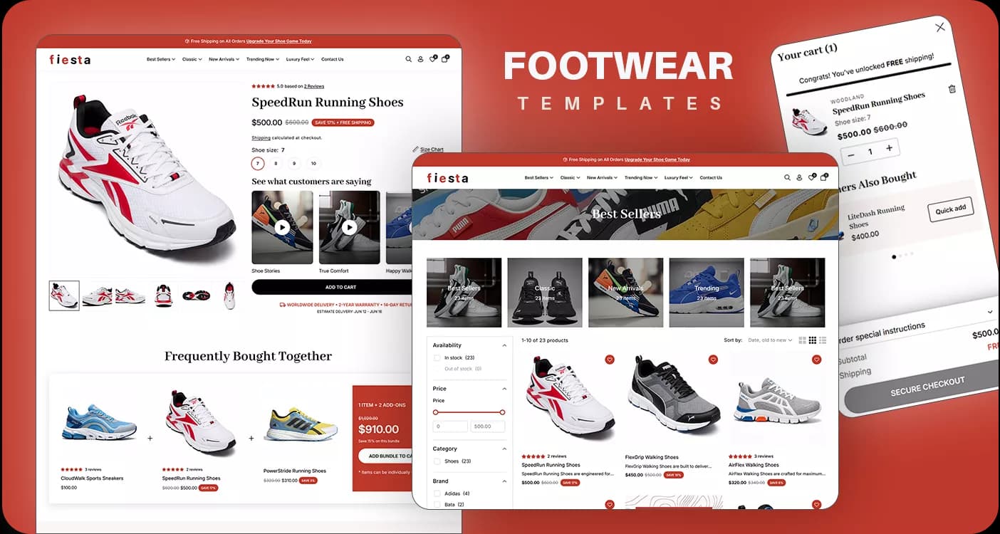 Footwear store