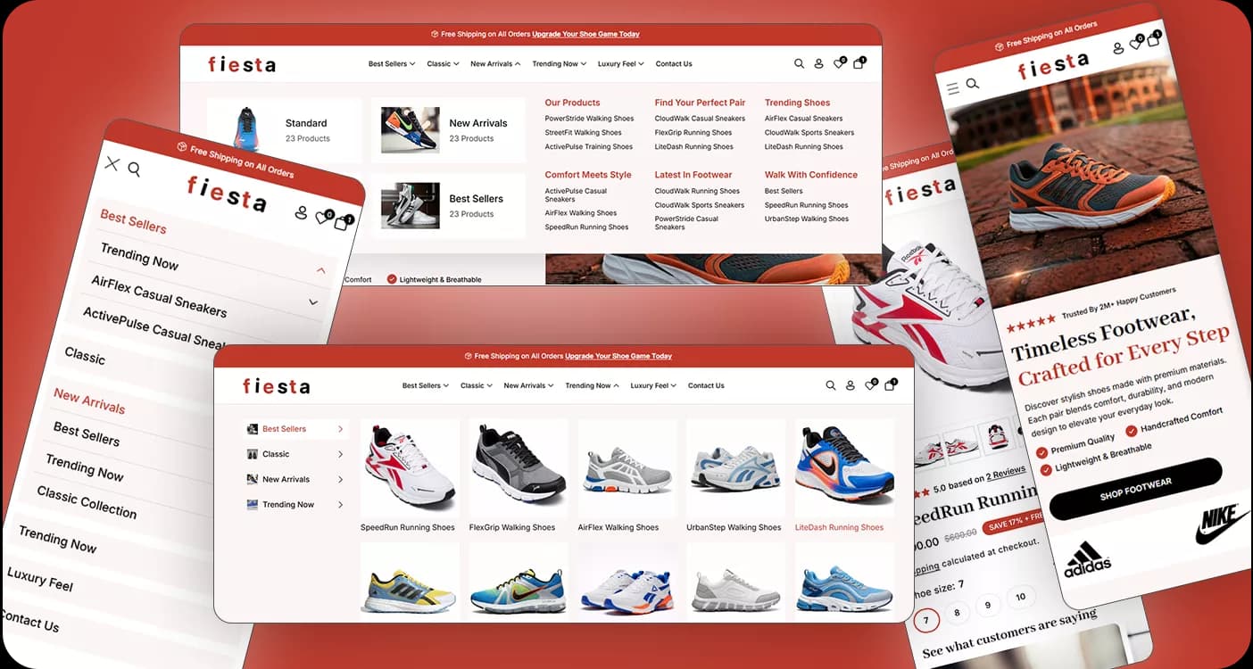 Footwear store