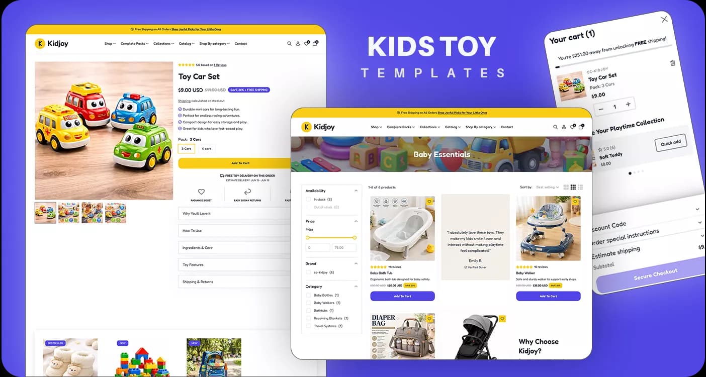 Kids toy store