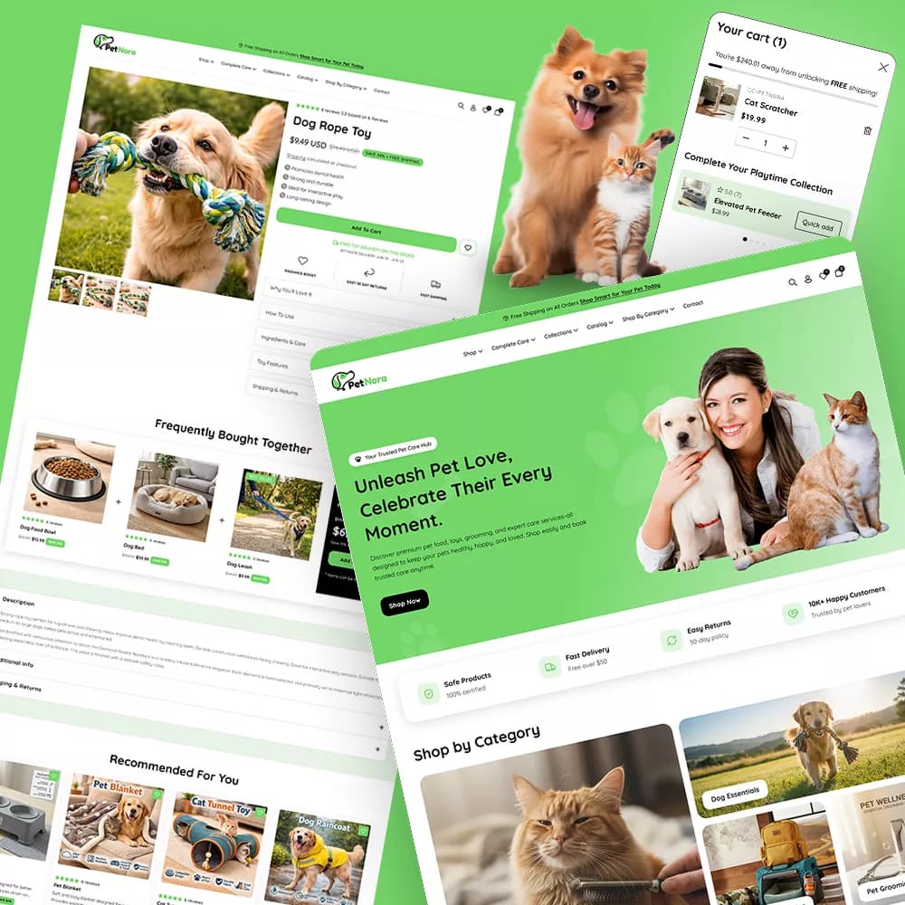 Pet care store