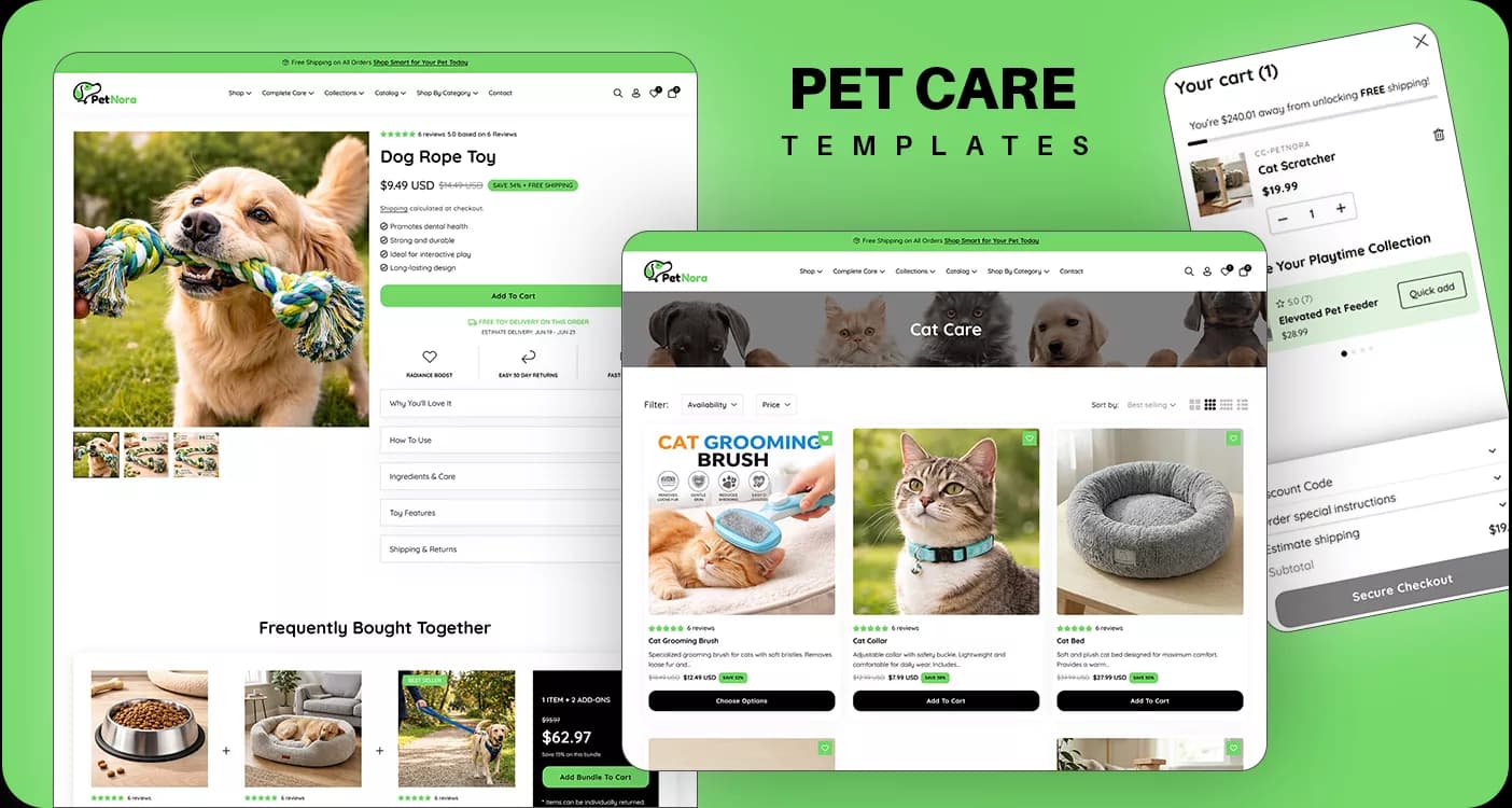 Pet care store