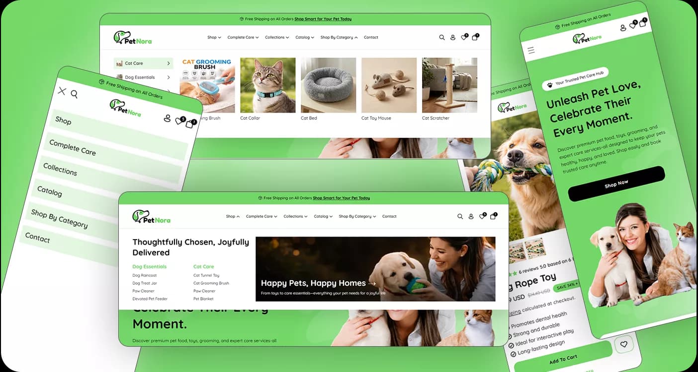 Pet care store