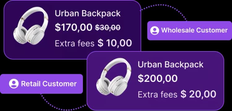 Custom B2B pricing feature preview