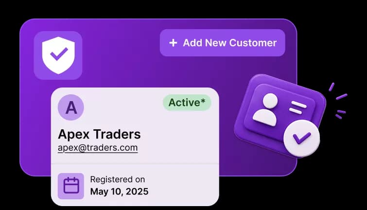 Customer management feature preview