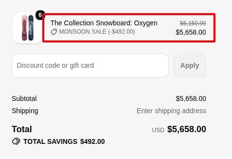 Cart Discount