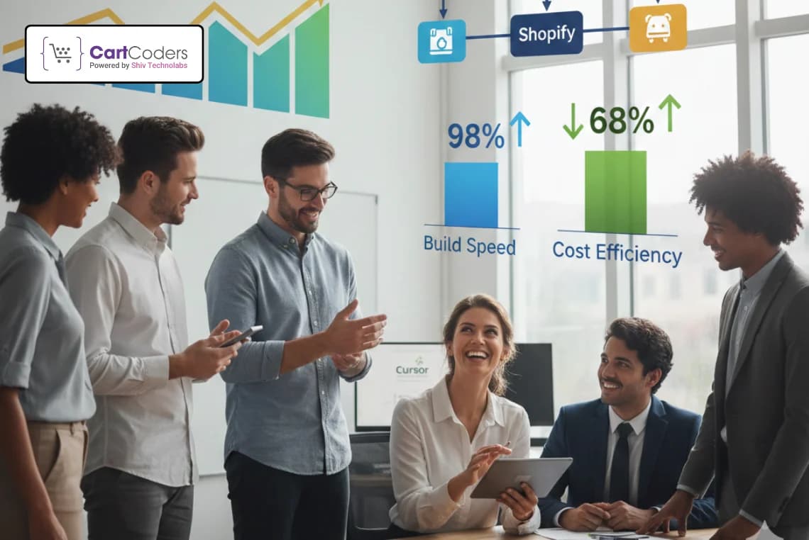 CartCoders Achieves 98% Faster Shopify Builds and 68% Lower Costs With Cursor