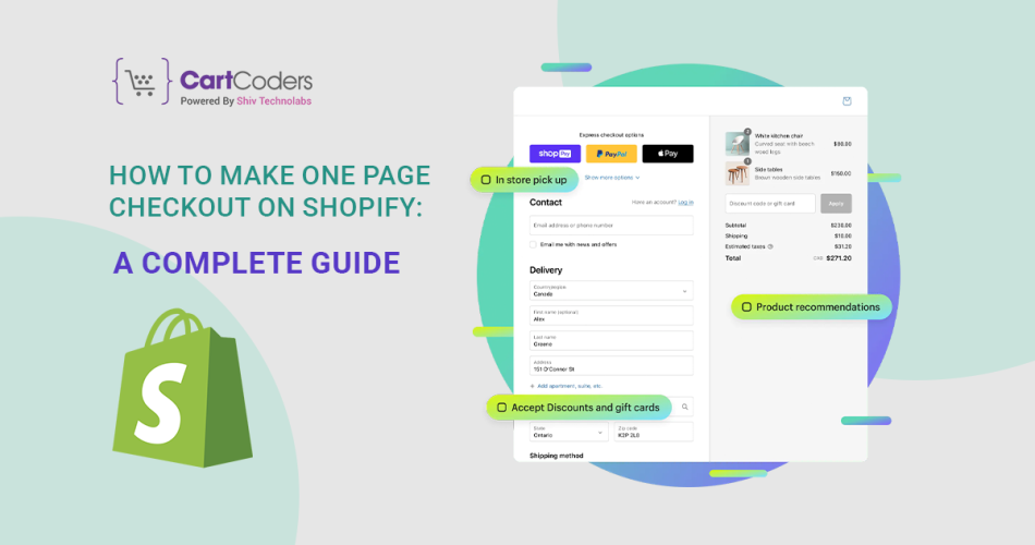 One Page Checkout On Shopify
