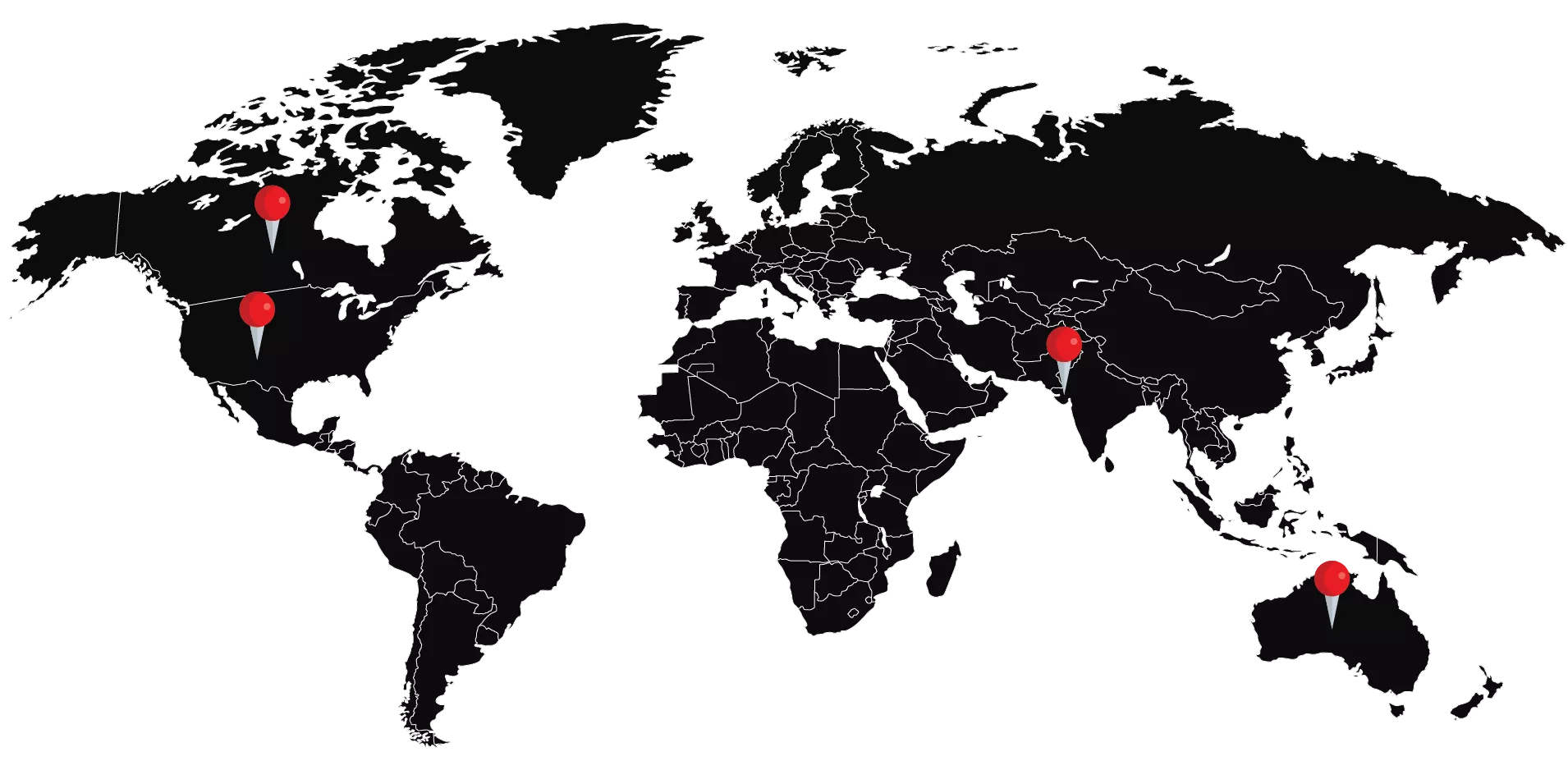 CartCoders locations map